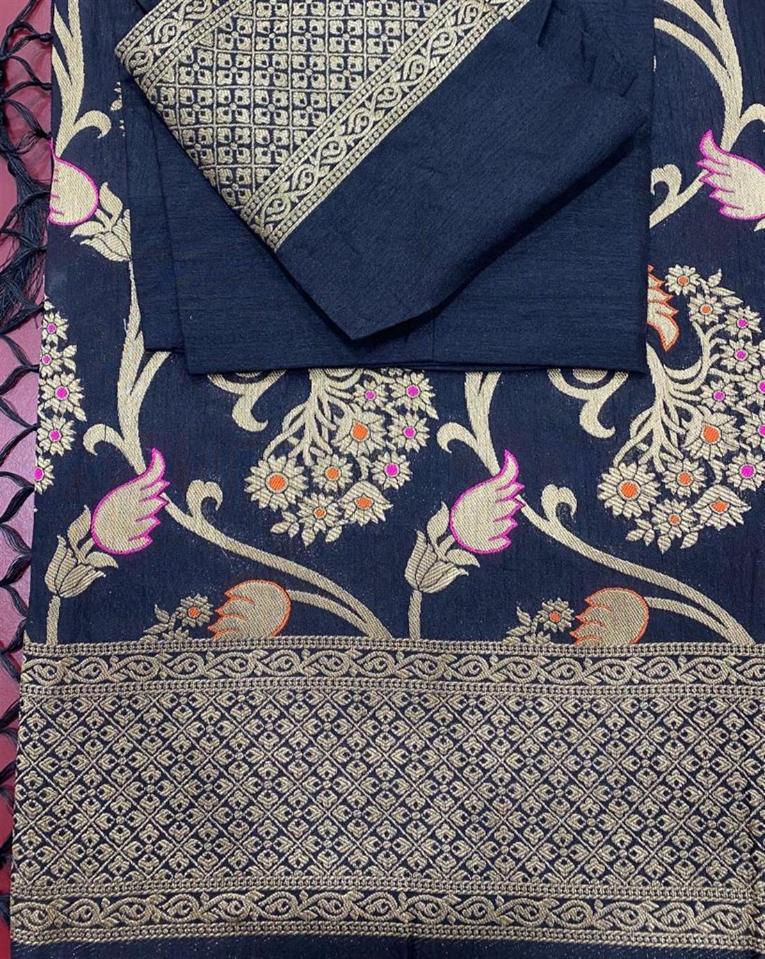 Black Banarasi Sarees