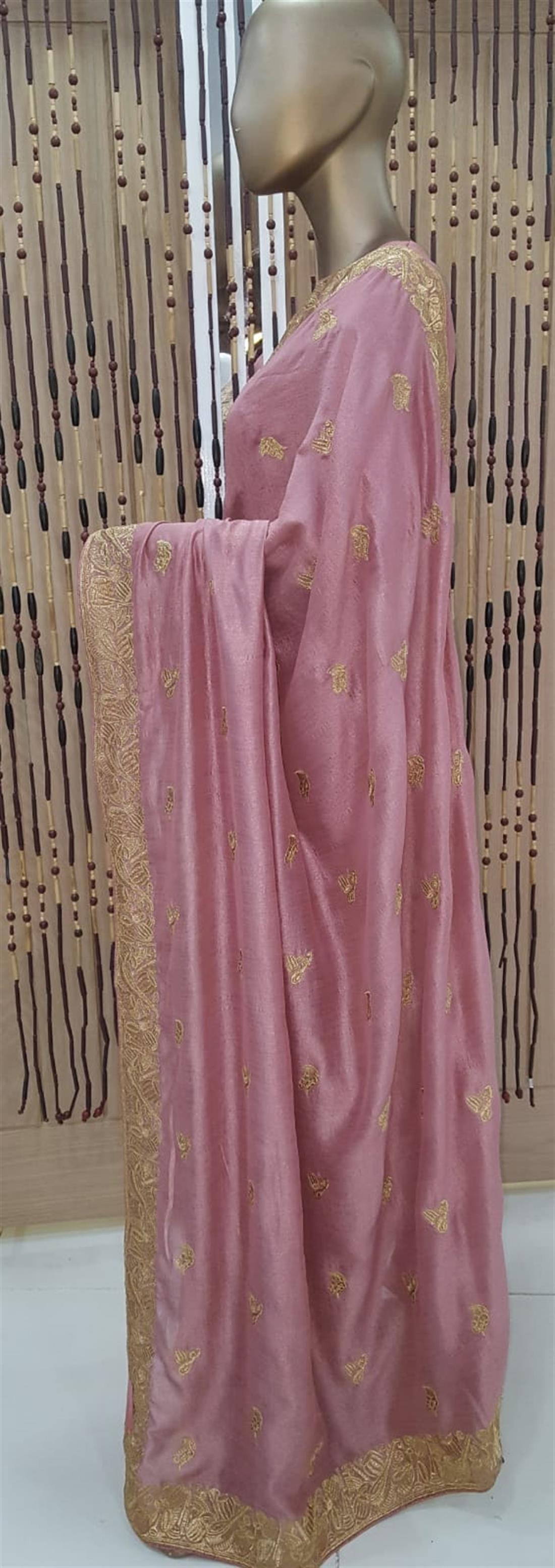 Dusky Pink Silk Sarees