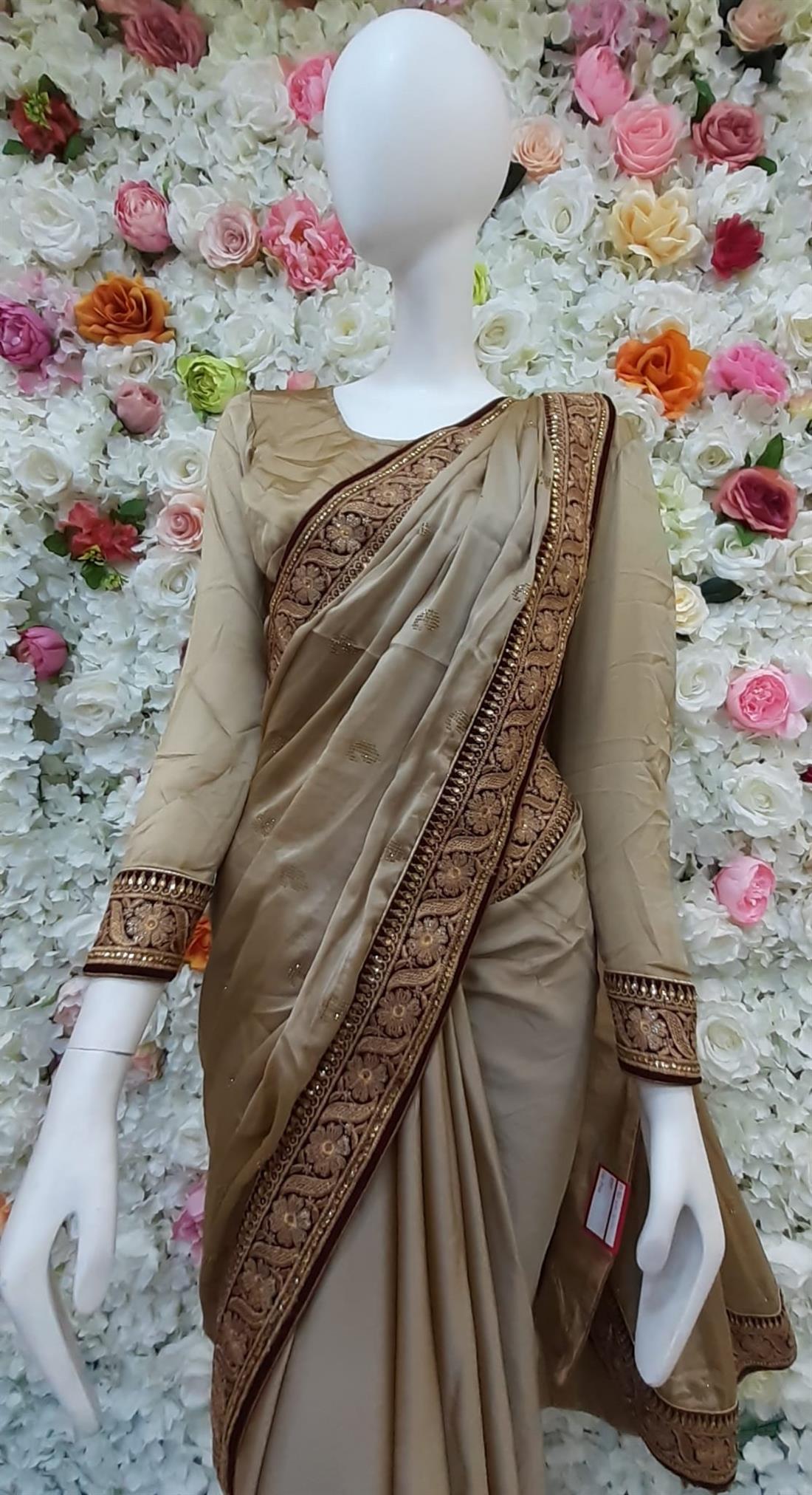 Gold Organza Sarees