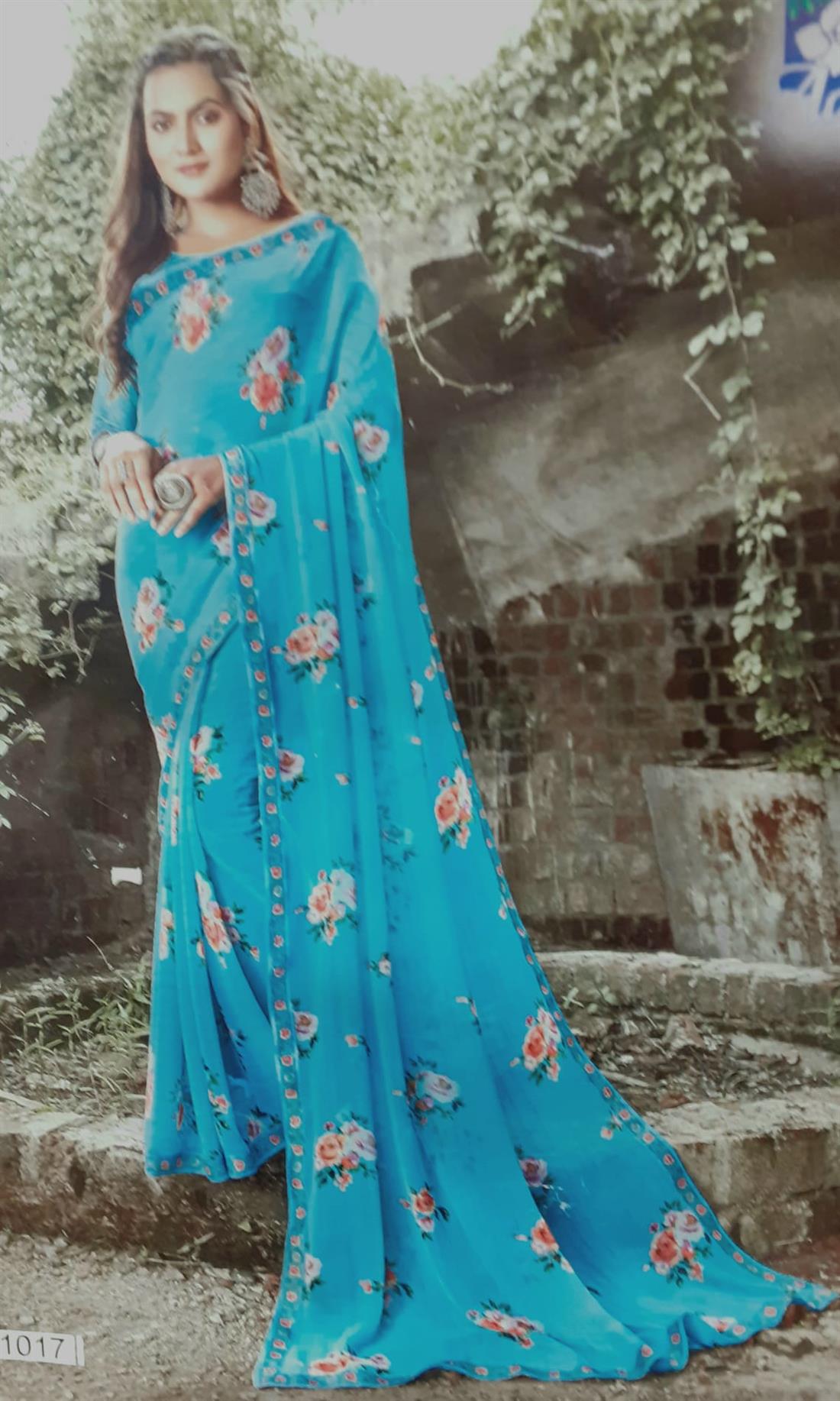 Ferozi Georgette Sarees