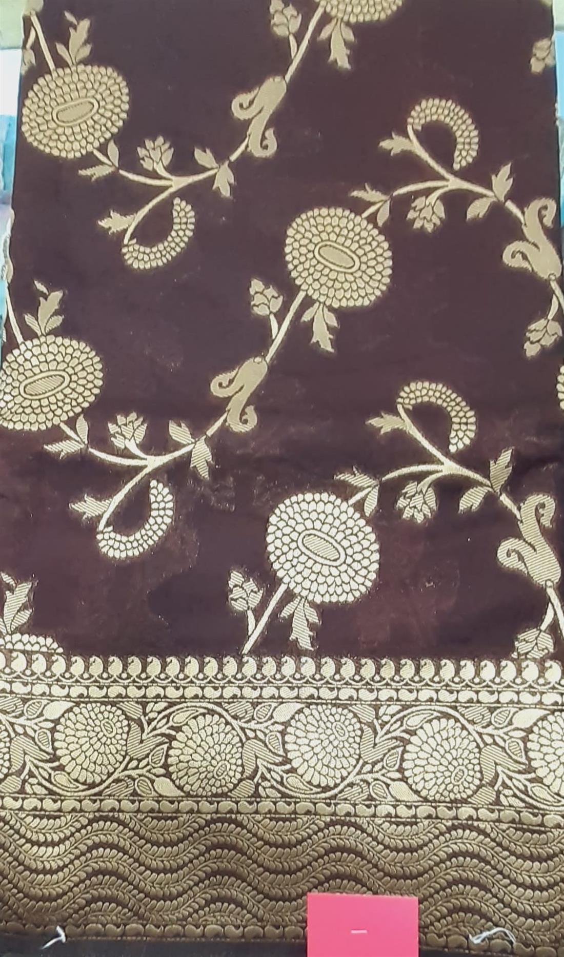 Brown Banarasi Sarees
