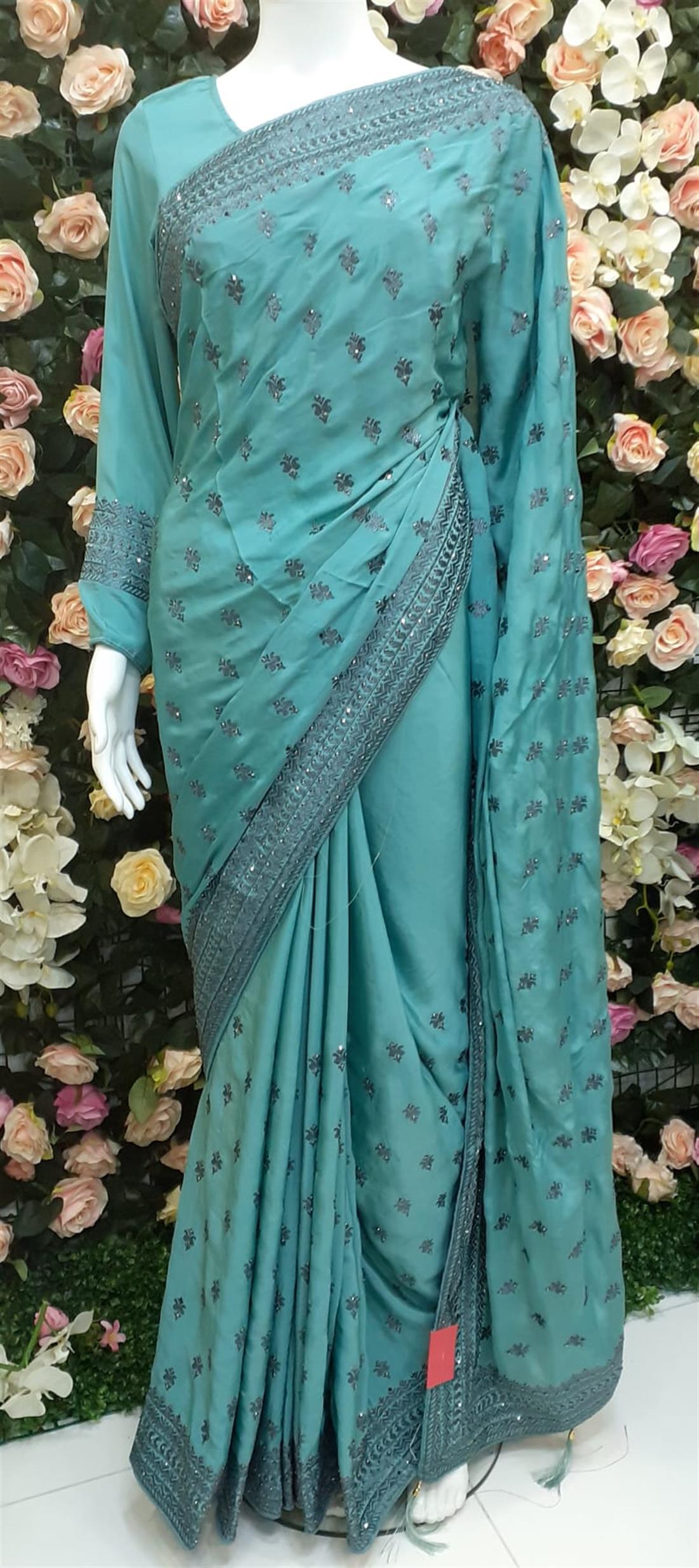 Aqua Silk Sarees