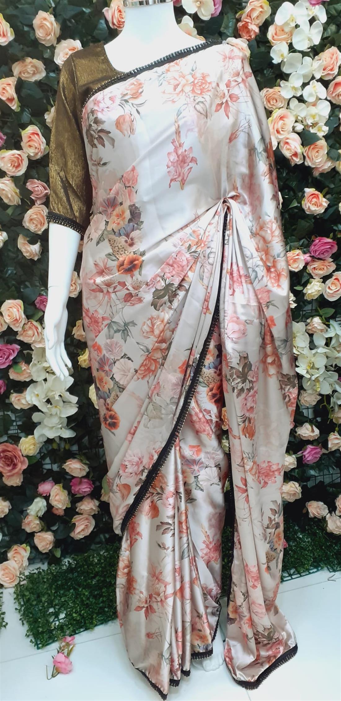 Tea Pink Silk Sarees
