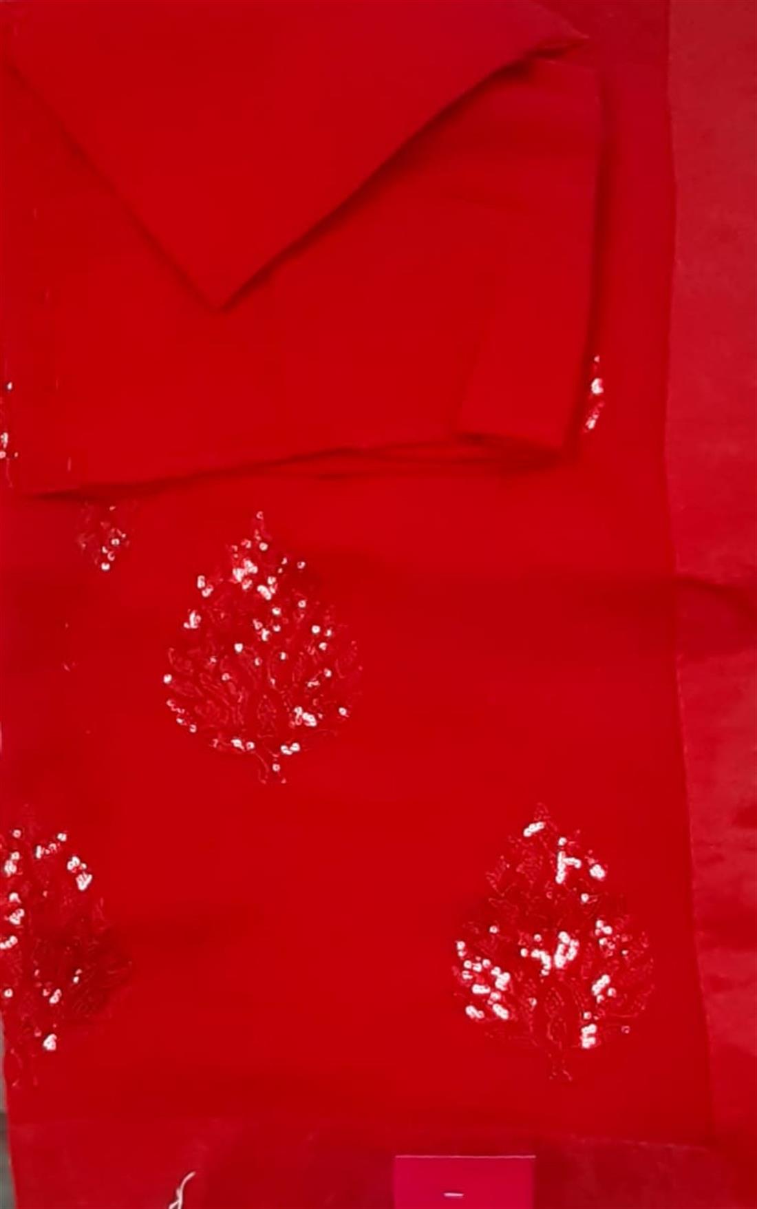Red Georgette Sarees