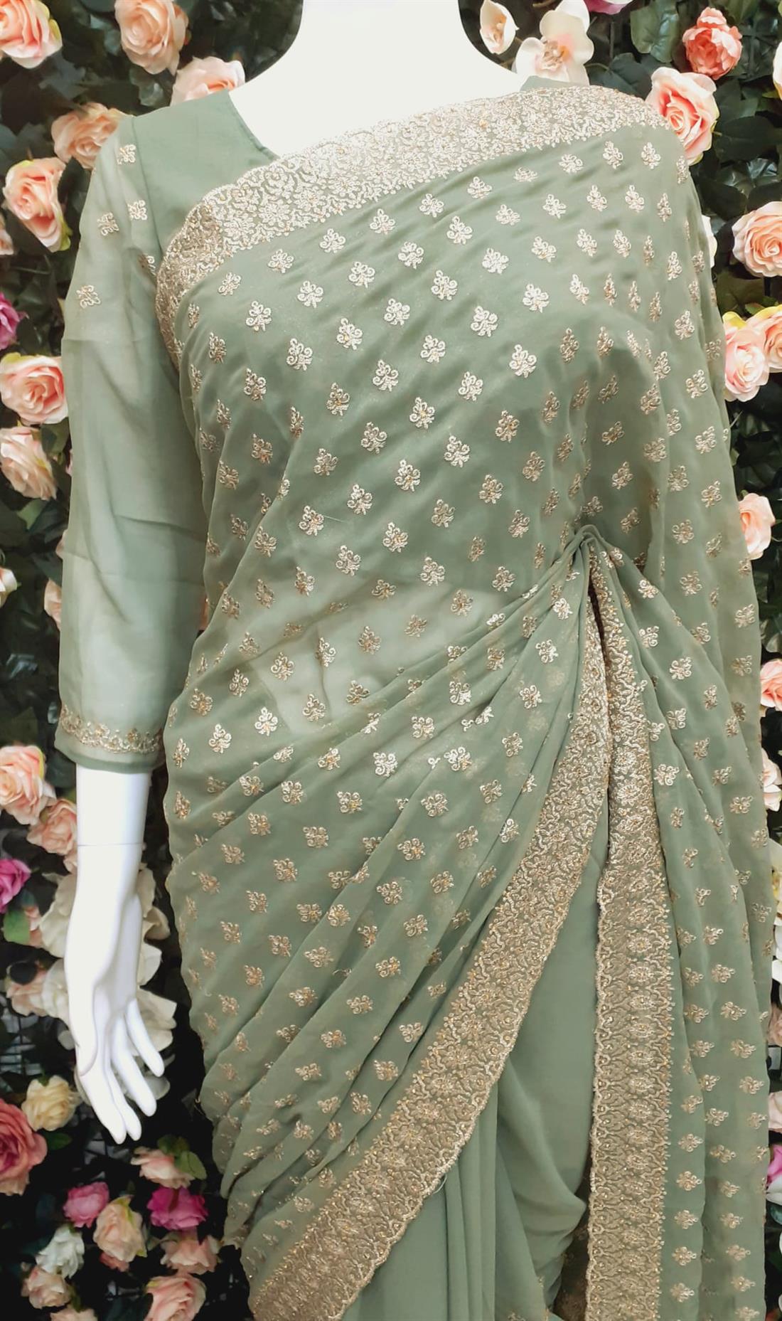 Mint Sarees