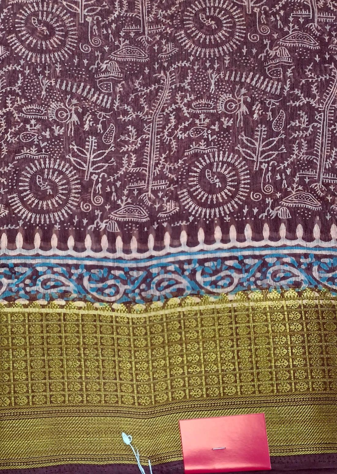 Move Digital Print Cotton Sarees