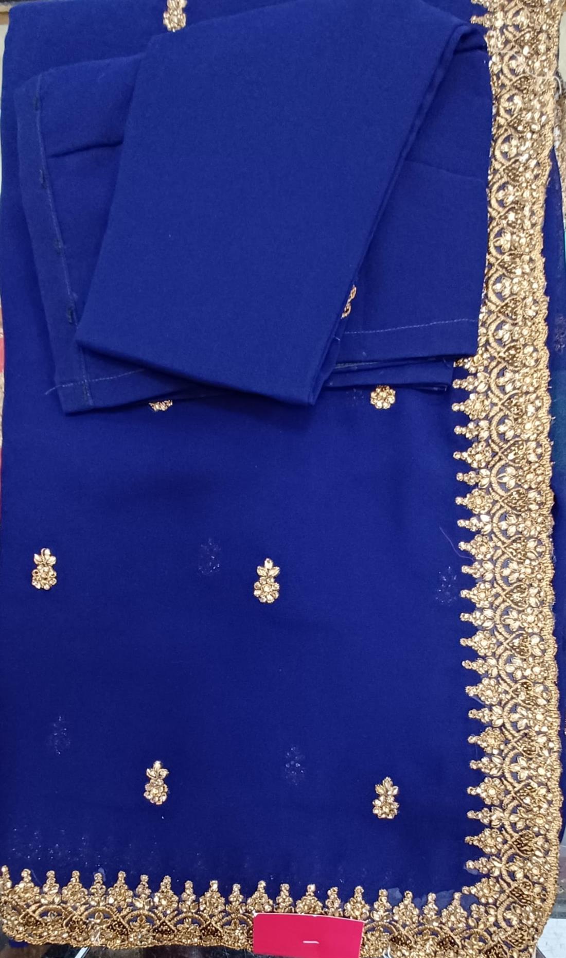 Navy Georgette Sarees