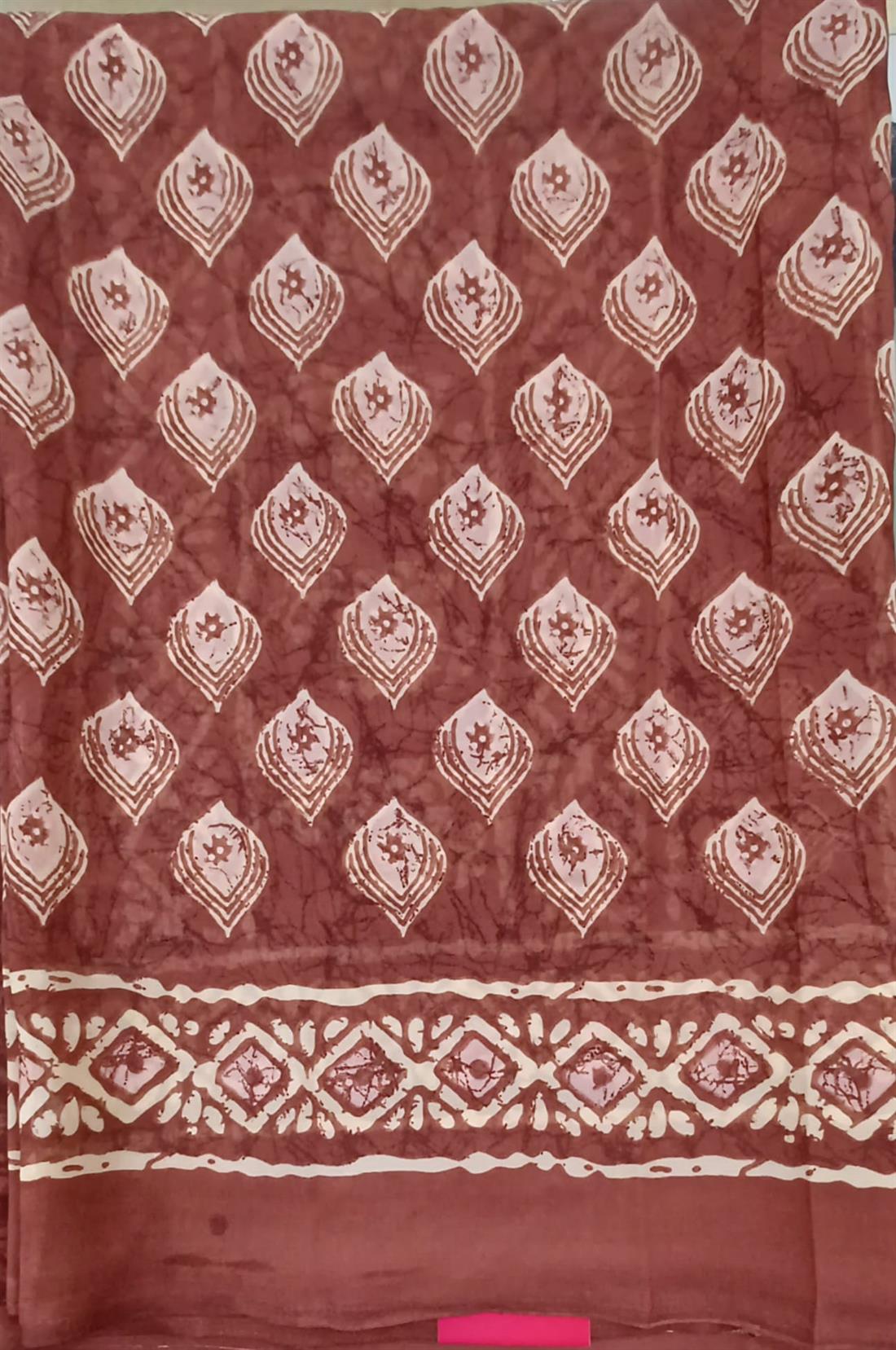 Rust Georgette Sarees