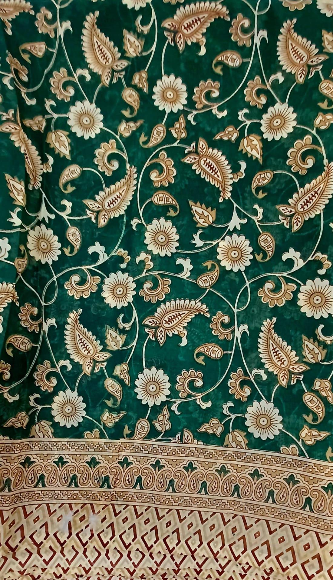 Green Georgette Sarees