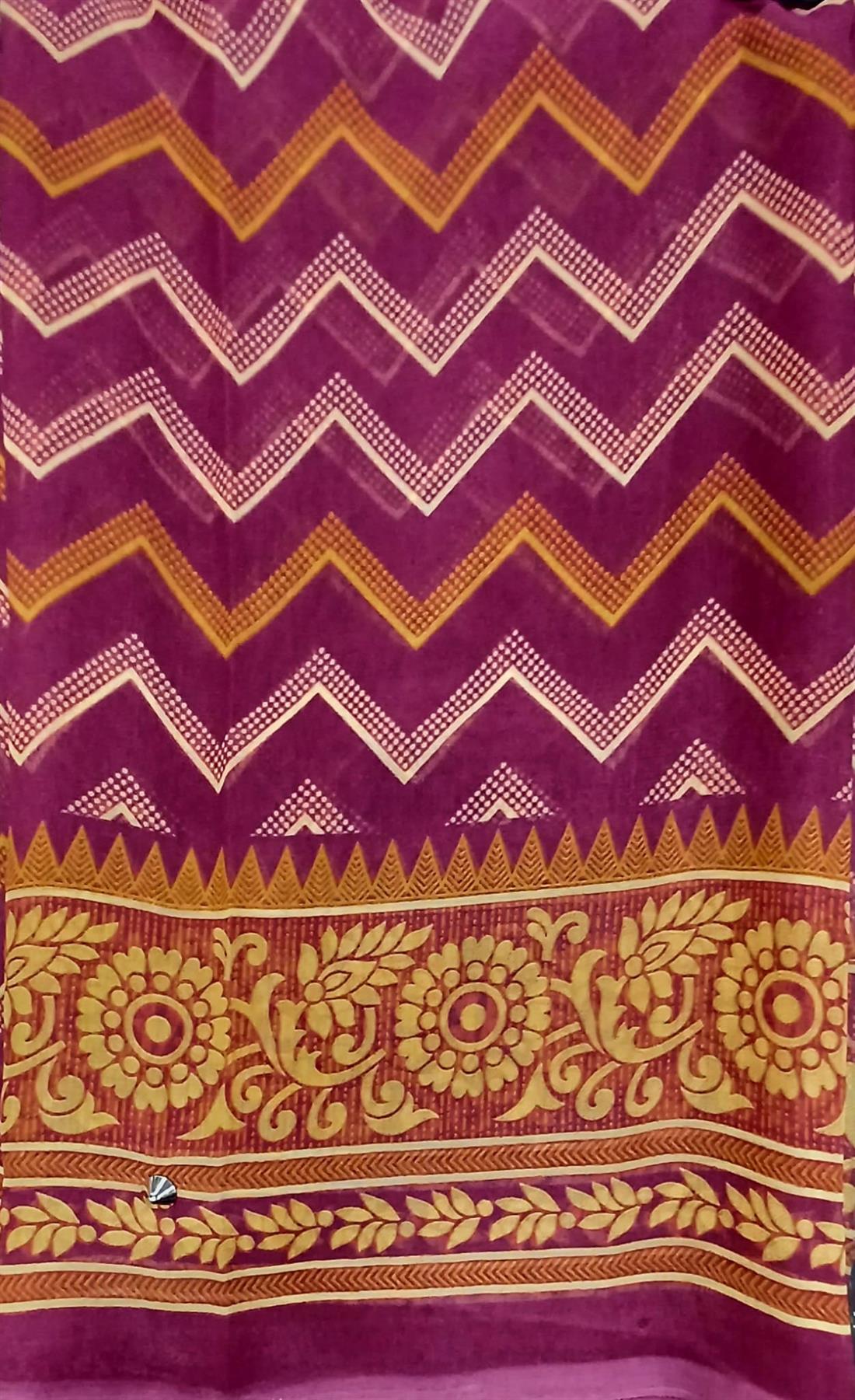 Majenta Georgette Saree.