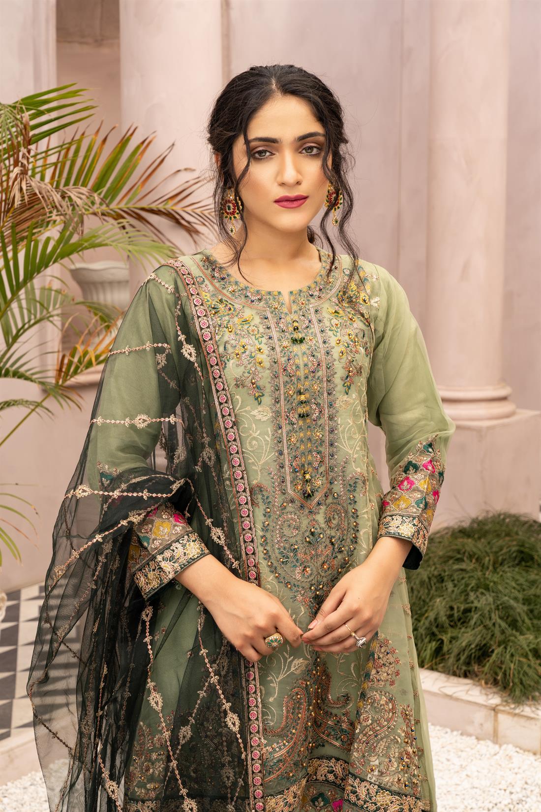 Light Green Ladies Readymade