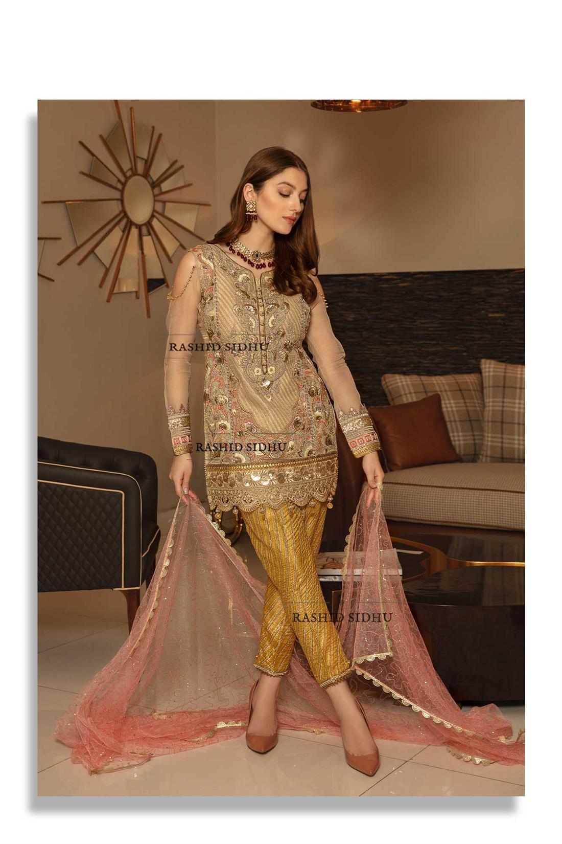 Light Gold Ladies Readymade