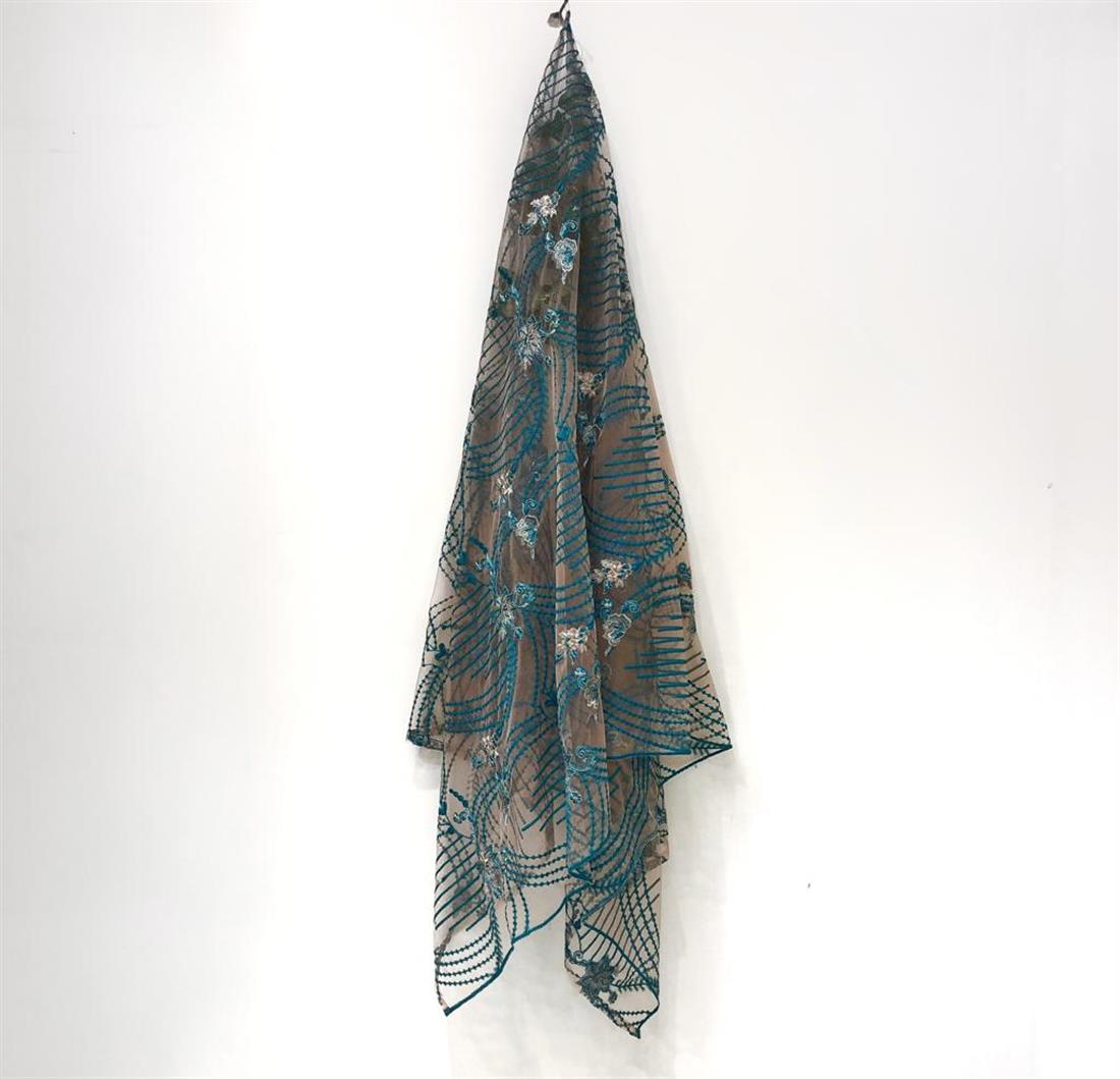 Sea Green Heavy Embroidered Kameez with Dupatta