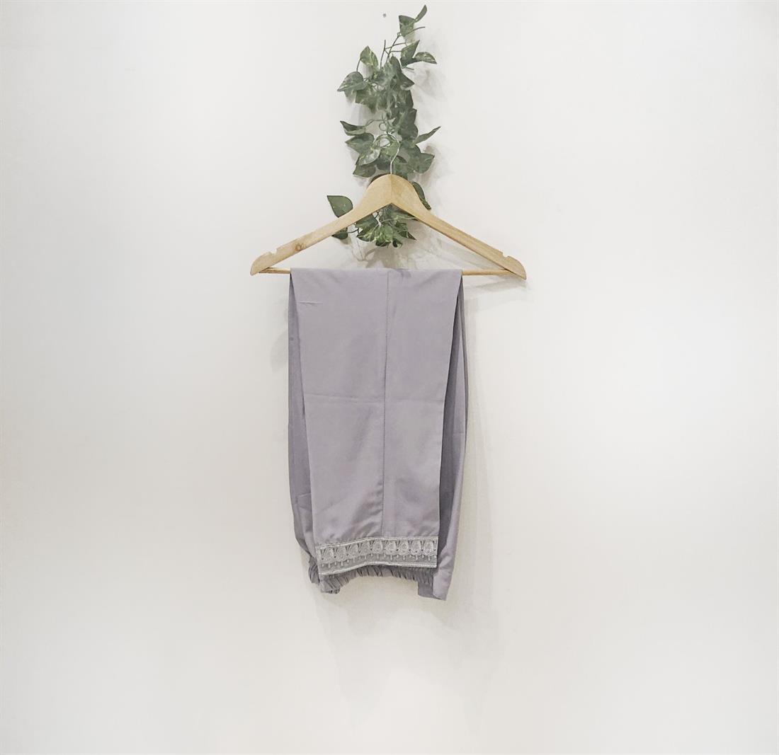 Grey Heavy Embroidered Kameez with Dupatta