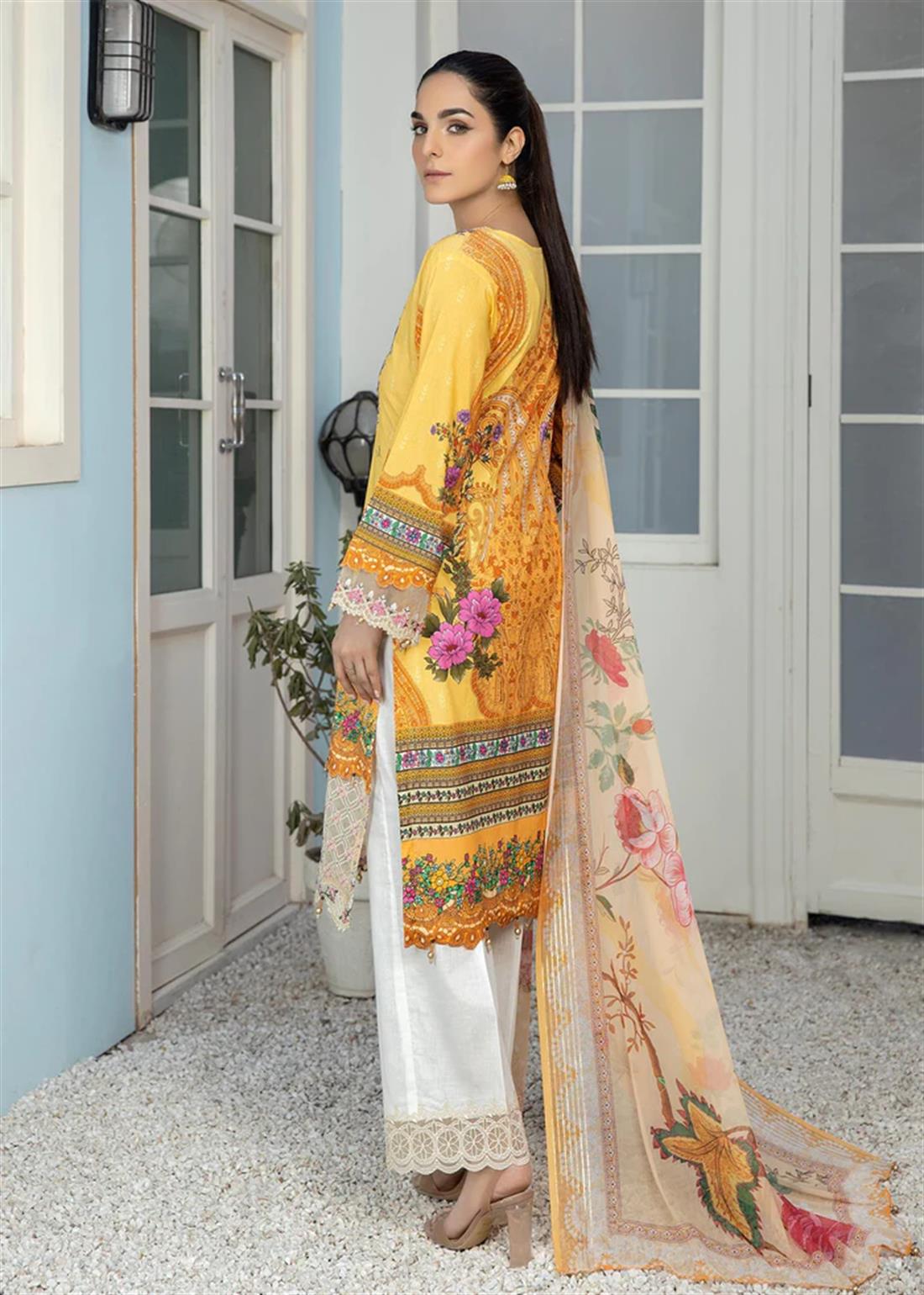 3 Piece Ladies Readymade Salwar Suit with Dupatta