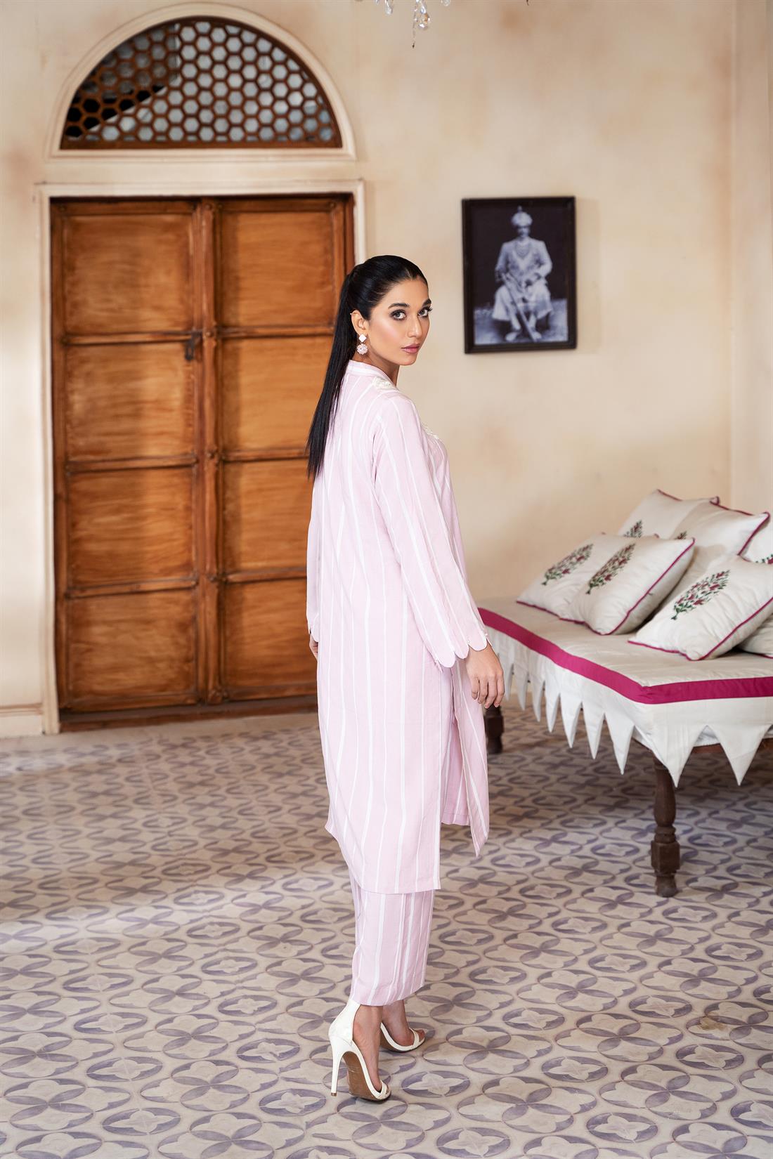 Pink Linen Zoya Collections