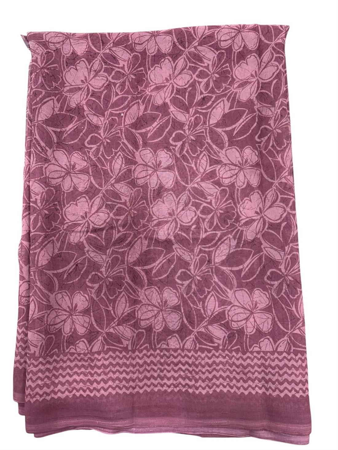 Pink Soft Georgette Saree