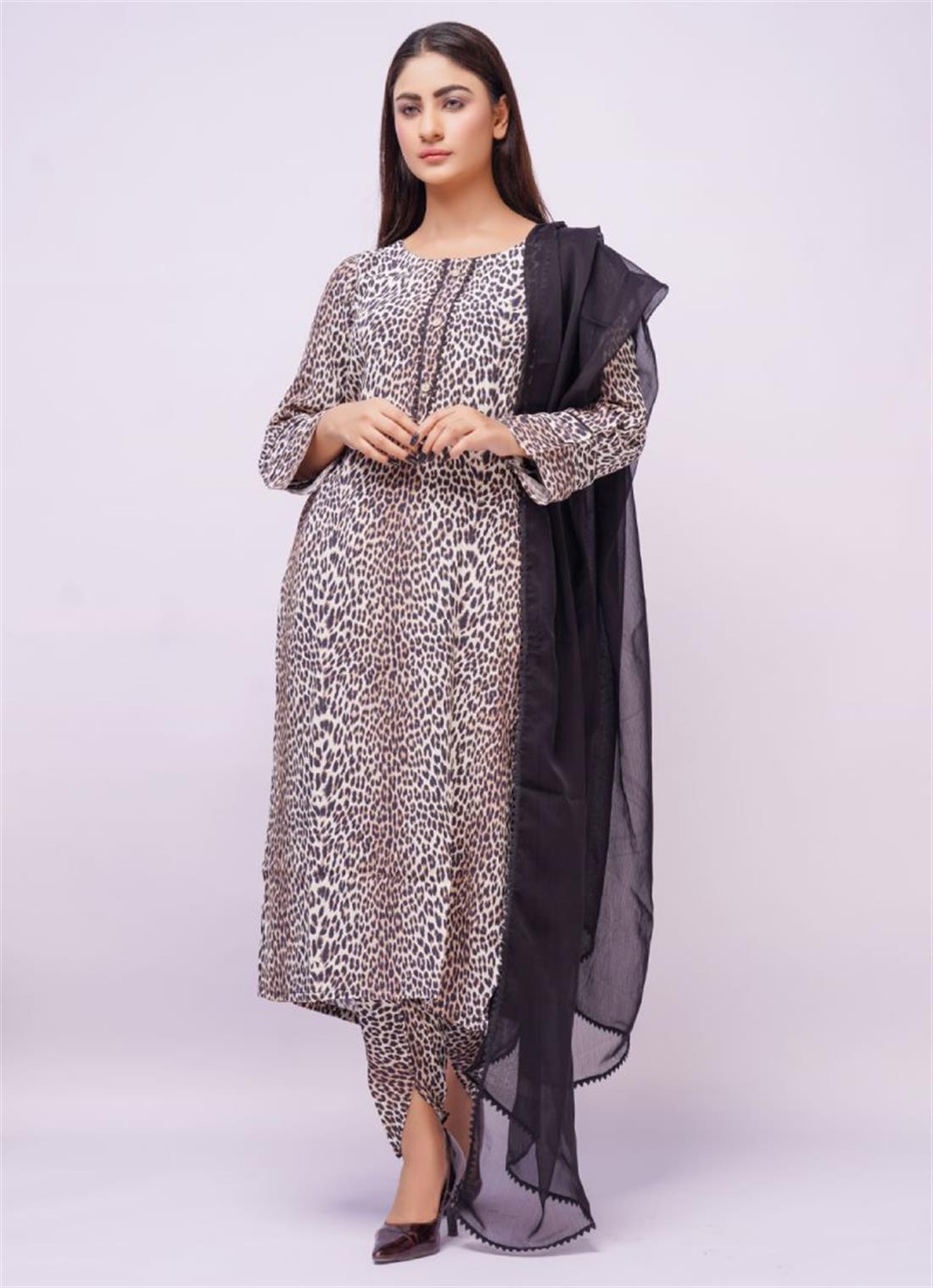 Multicolour Printed Ladies Readymade