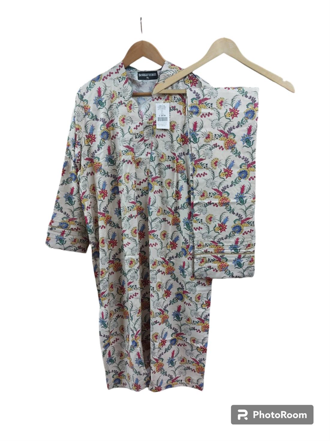 Skin Digital Print Linen Ladies Readymade