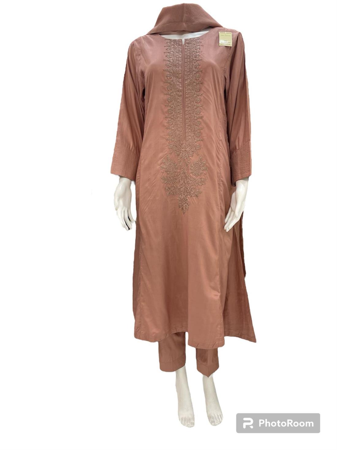 Tea Pink Linen 3 Piece Suit