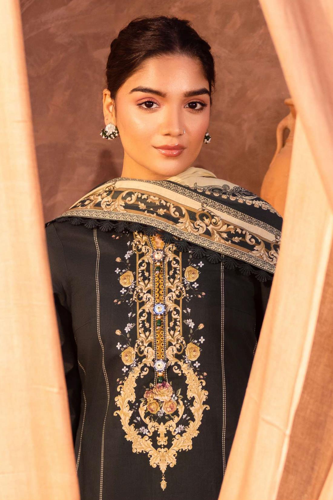 Green Lawn Digital Printed Suit