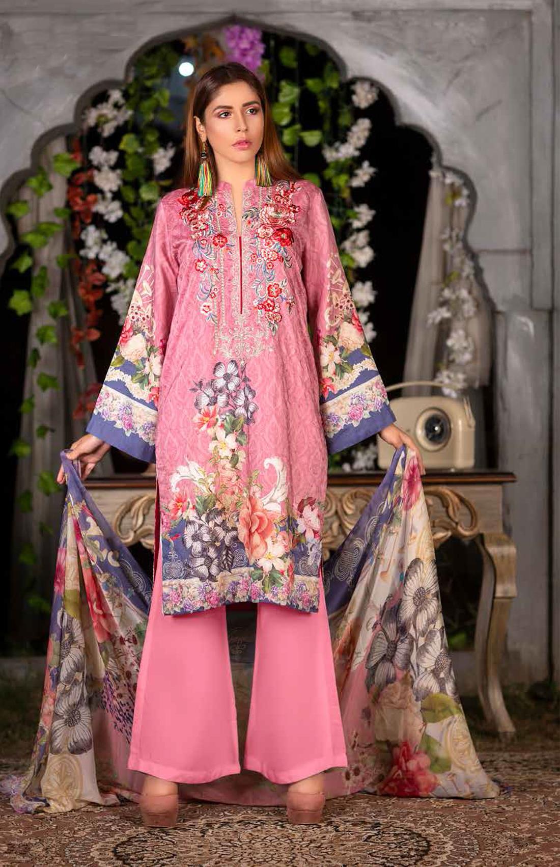 3 Piece Readymade Stunning Embroidered Salwar Suit