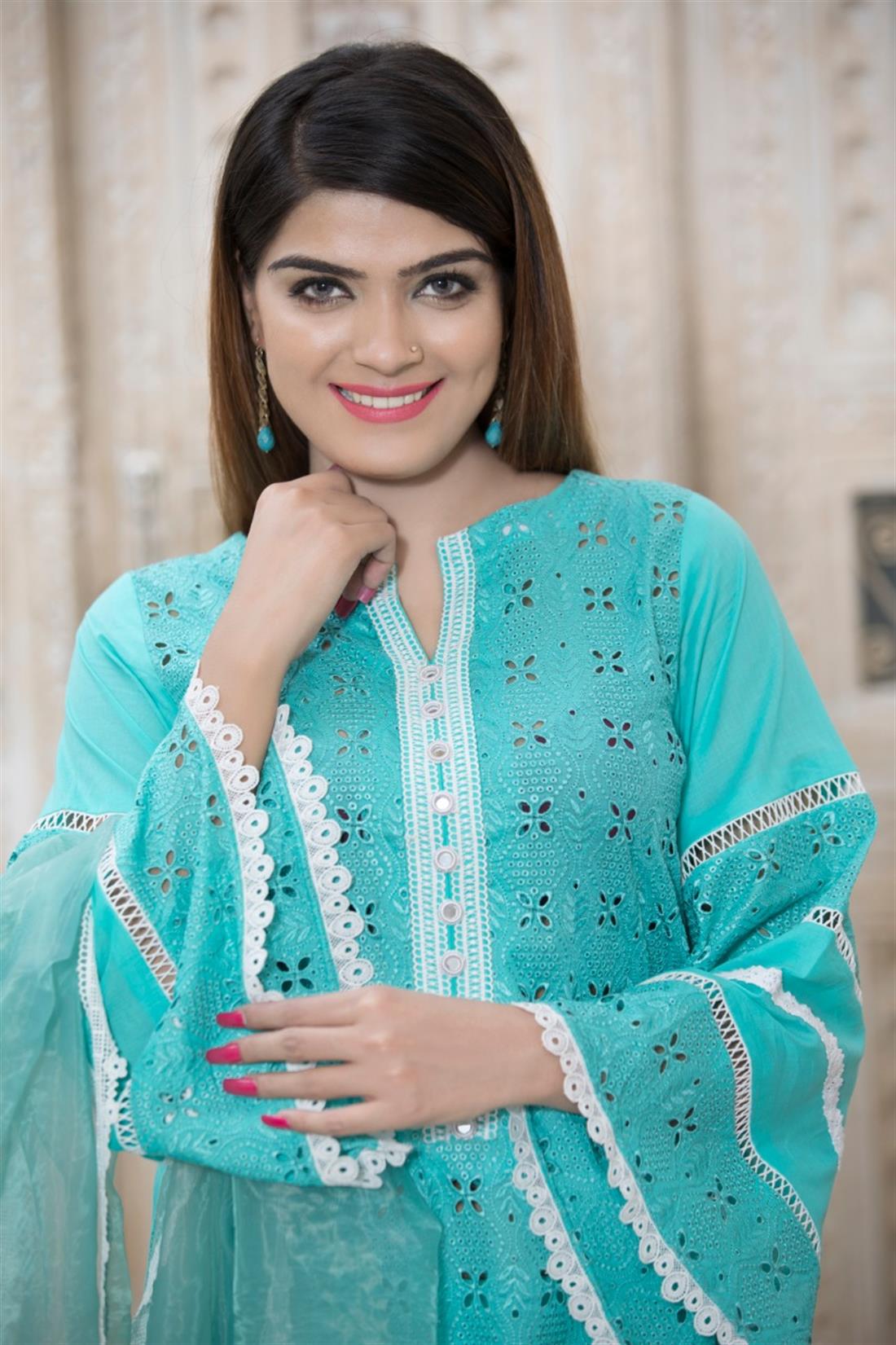 Turquise & Sky Blue Zoya Collections
