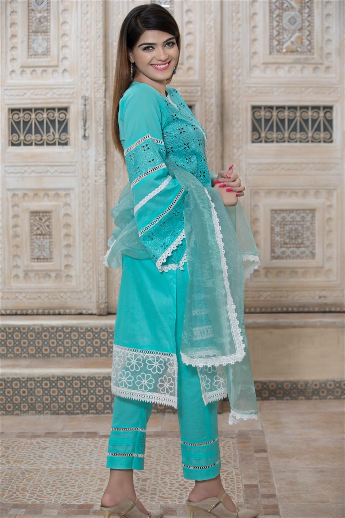 Turquise & Sky Blue Zoya Collections