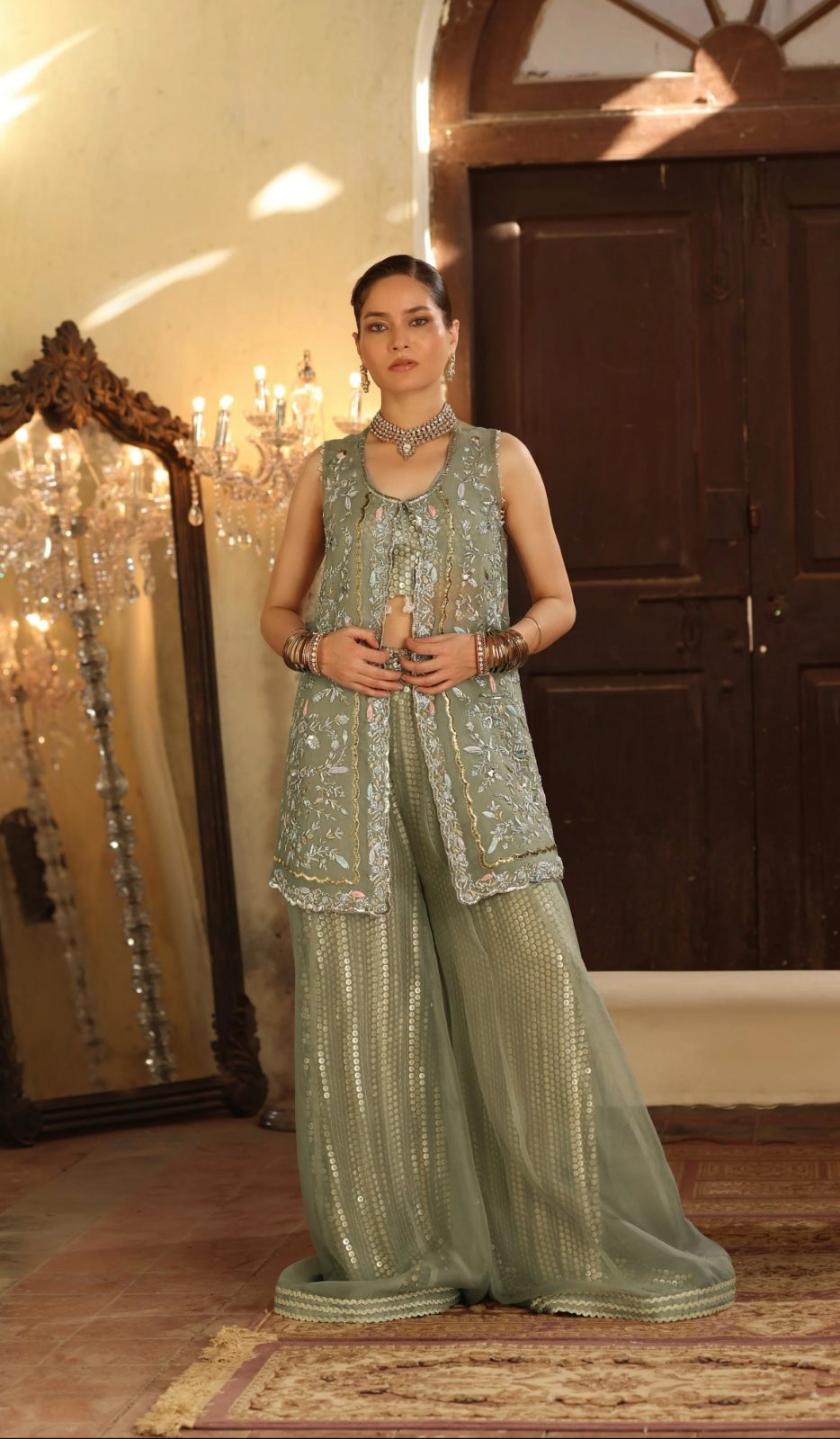 Sequinned Organza Arisa