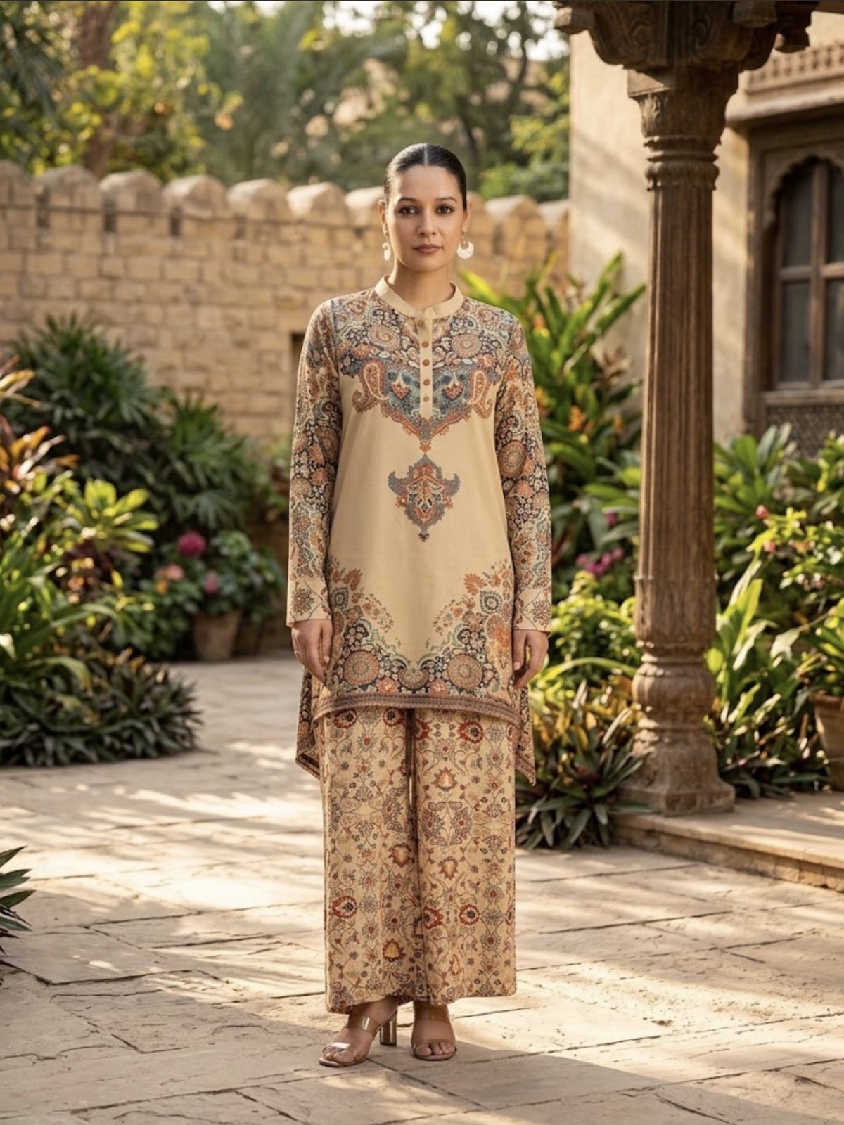Gold 2 Piece Linen Winter Collection