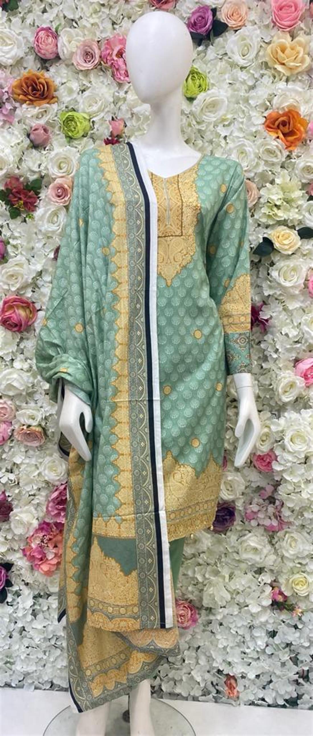 Mint Printed Ladies Readymade