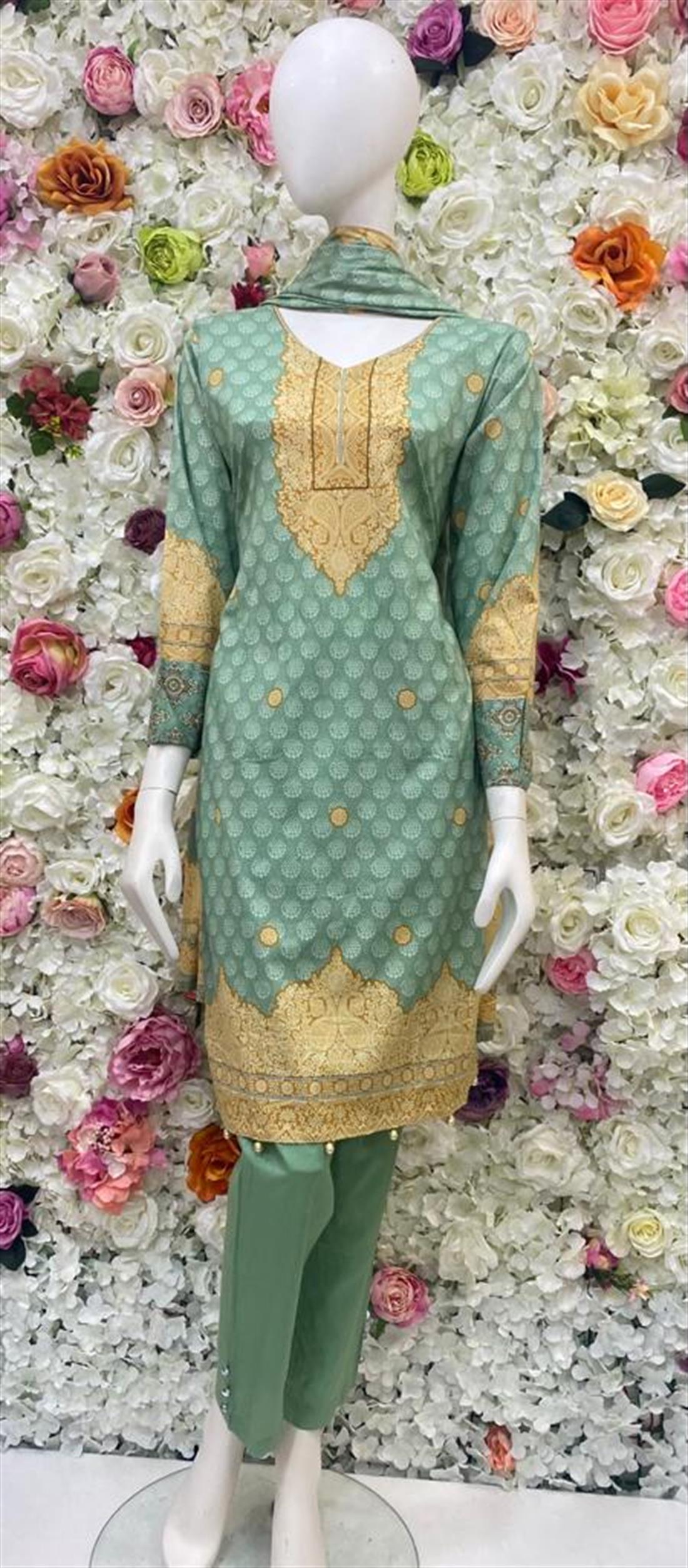 Mint Printed Ladies Readymade