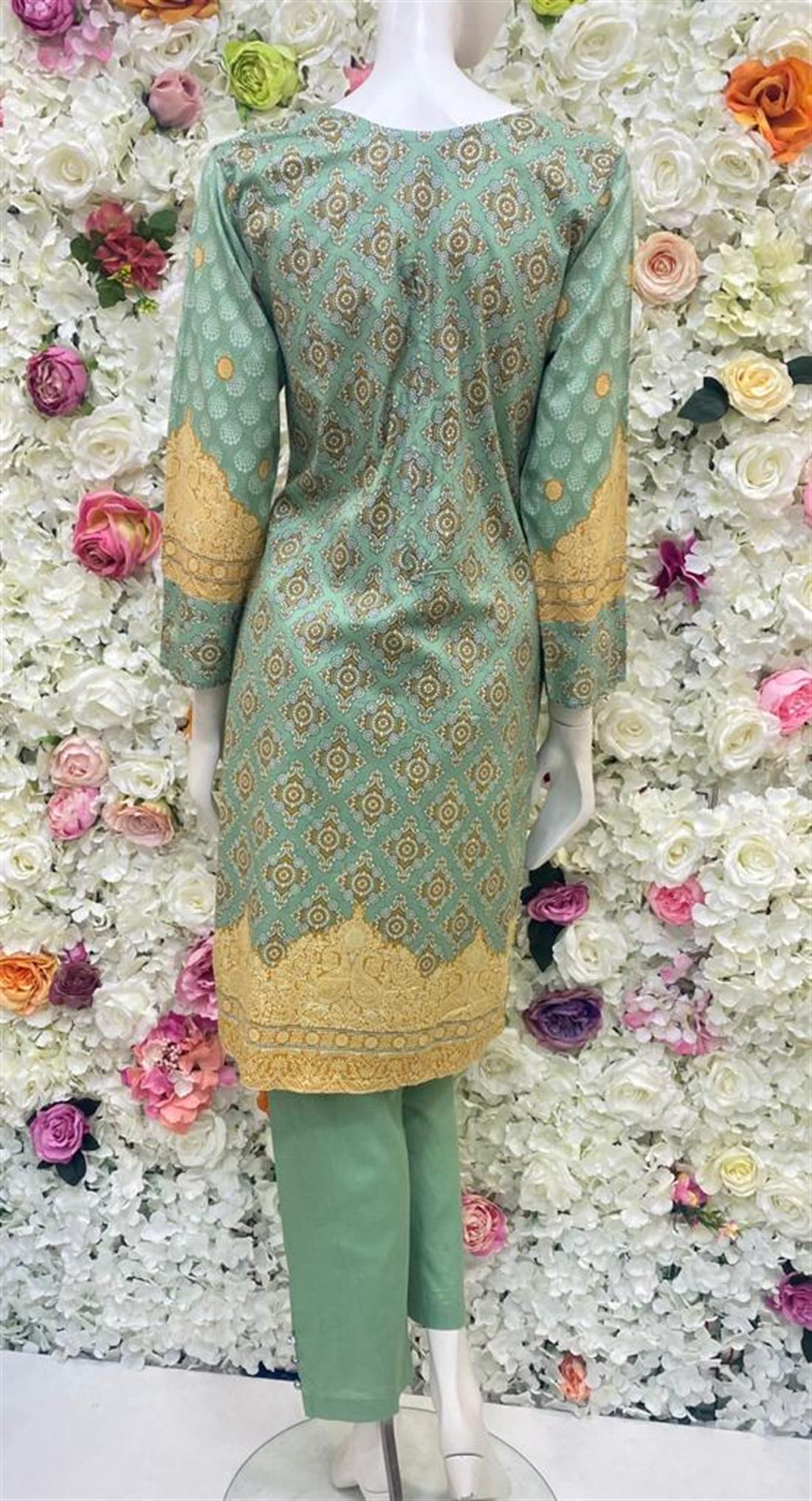 Mint Printed Ladies Readymade