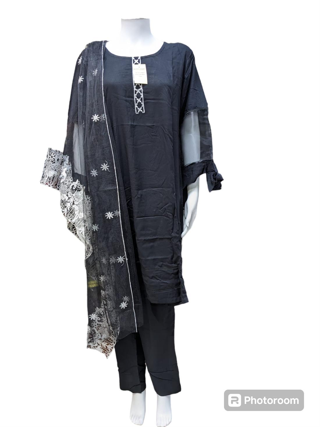 Black Ladies 3 Piece Suit