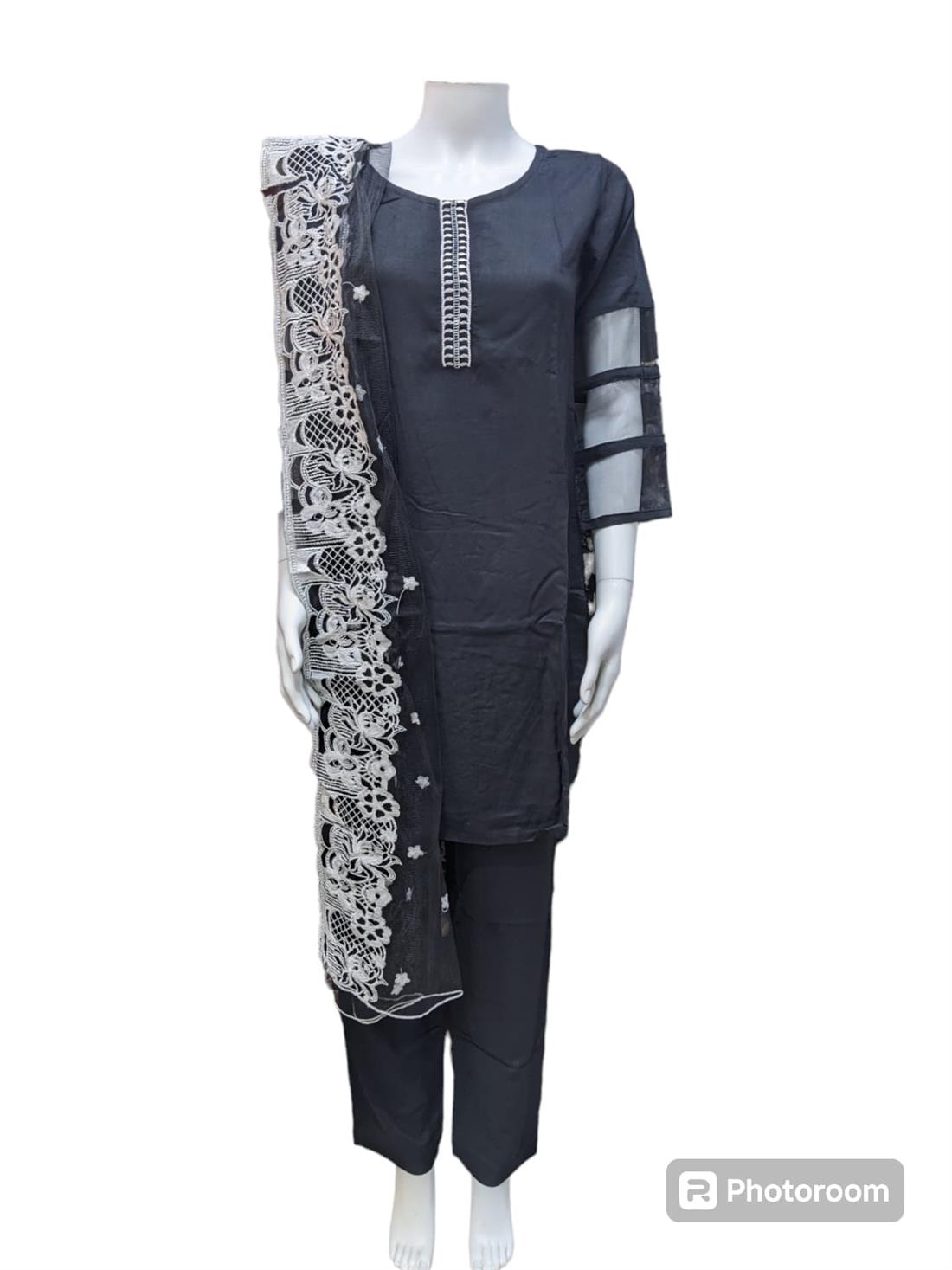 Black Ladies 3 Piece Suit