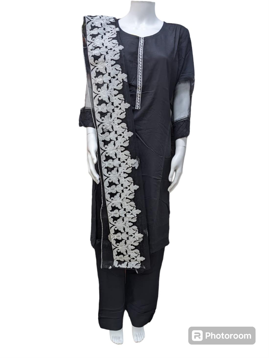 Black Ladies 3 Piece Suit