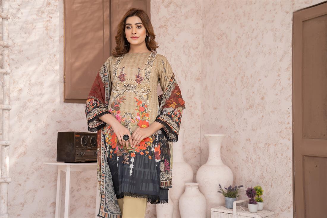 Mint Green Chiffon Readymade Digital Printed Salwar Suit
