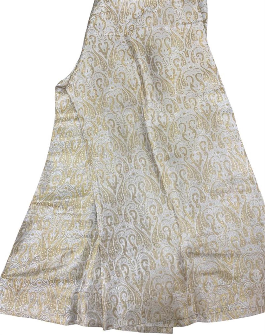 Cream Embroidered Chiffon Sharara Ladies Readymade