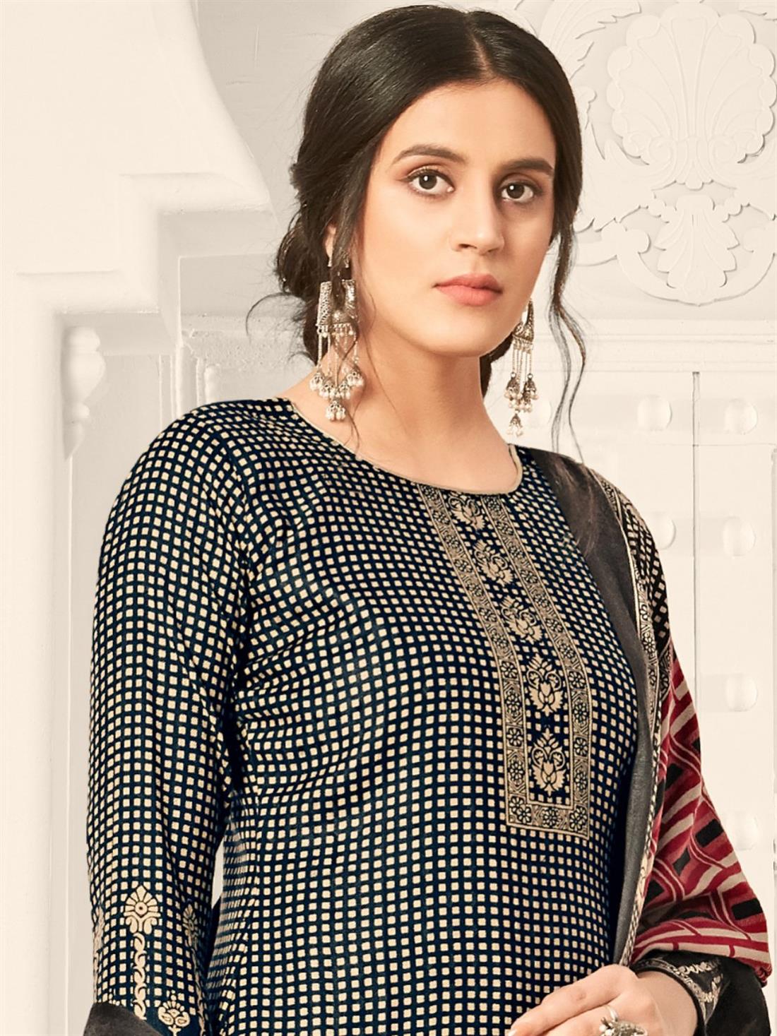 Black Printed Palazzo Ladies Readymade
