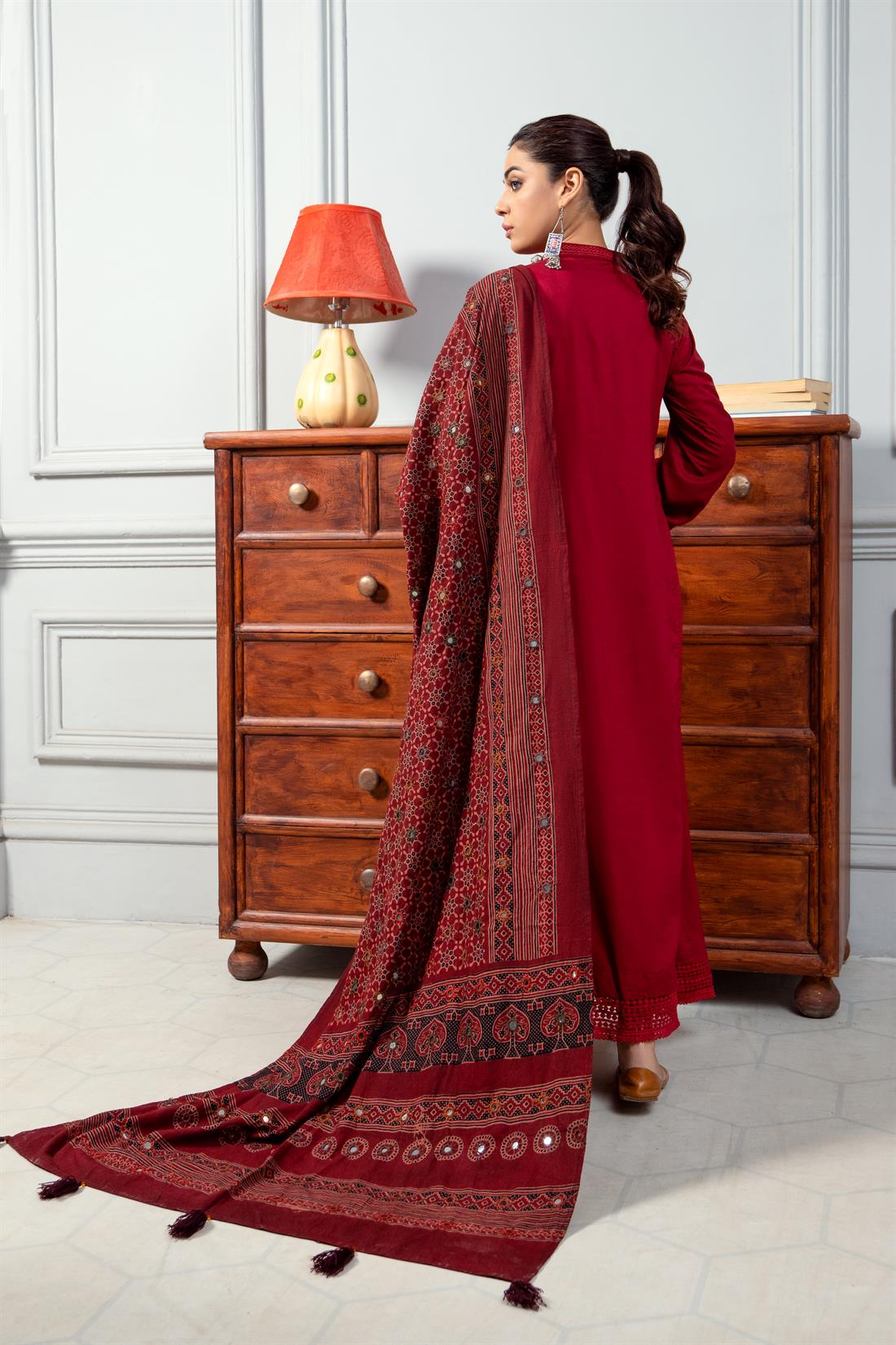 Maroon Ladies Readymade