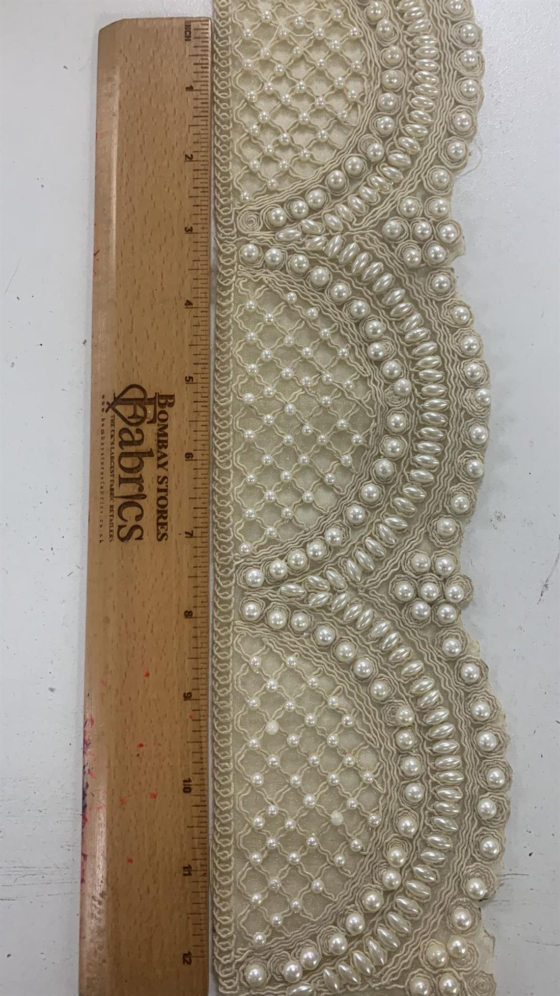 Cream Pearl Lace