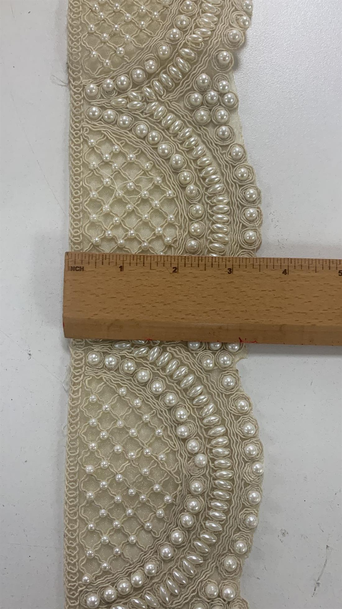 Cream Pearl Lace