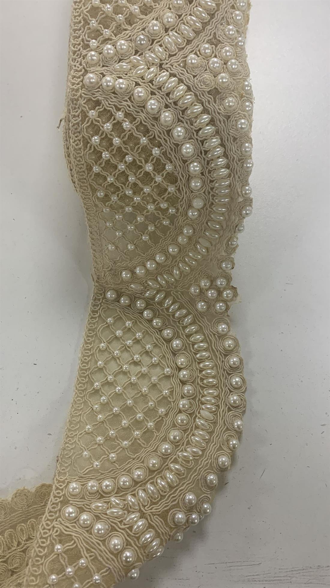 Cream Pearl Lace
