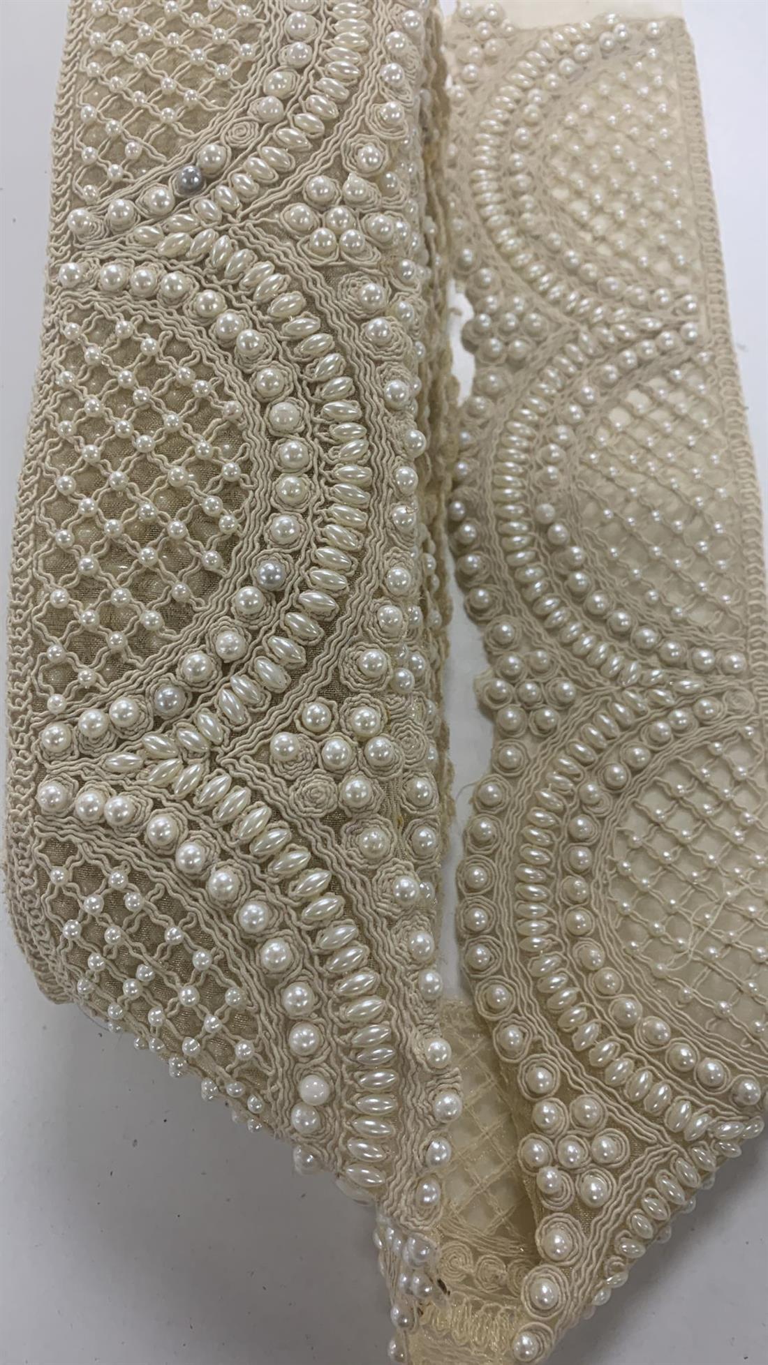 Cream Pearl Lace