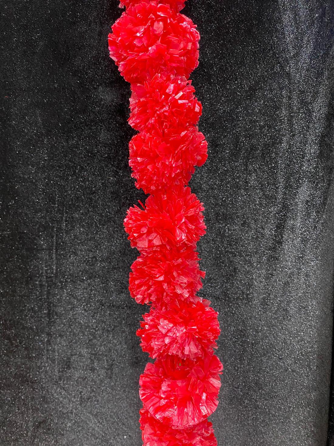 RED Lariya Wedding Garland
