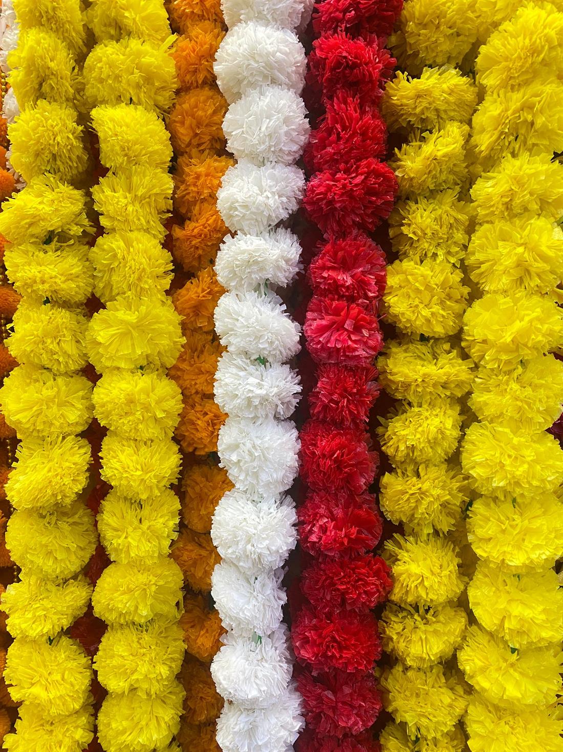 Yellow Lariya Wedding Garland