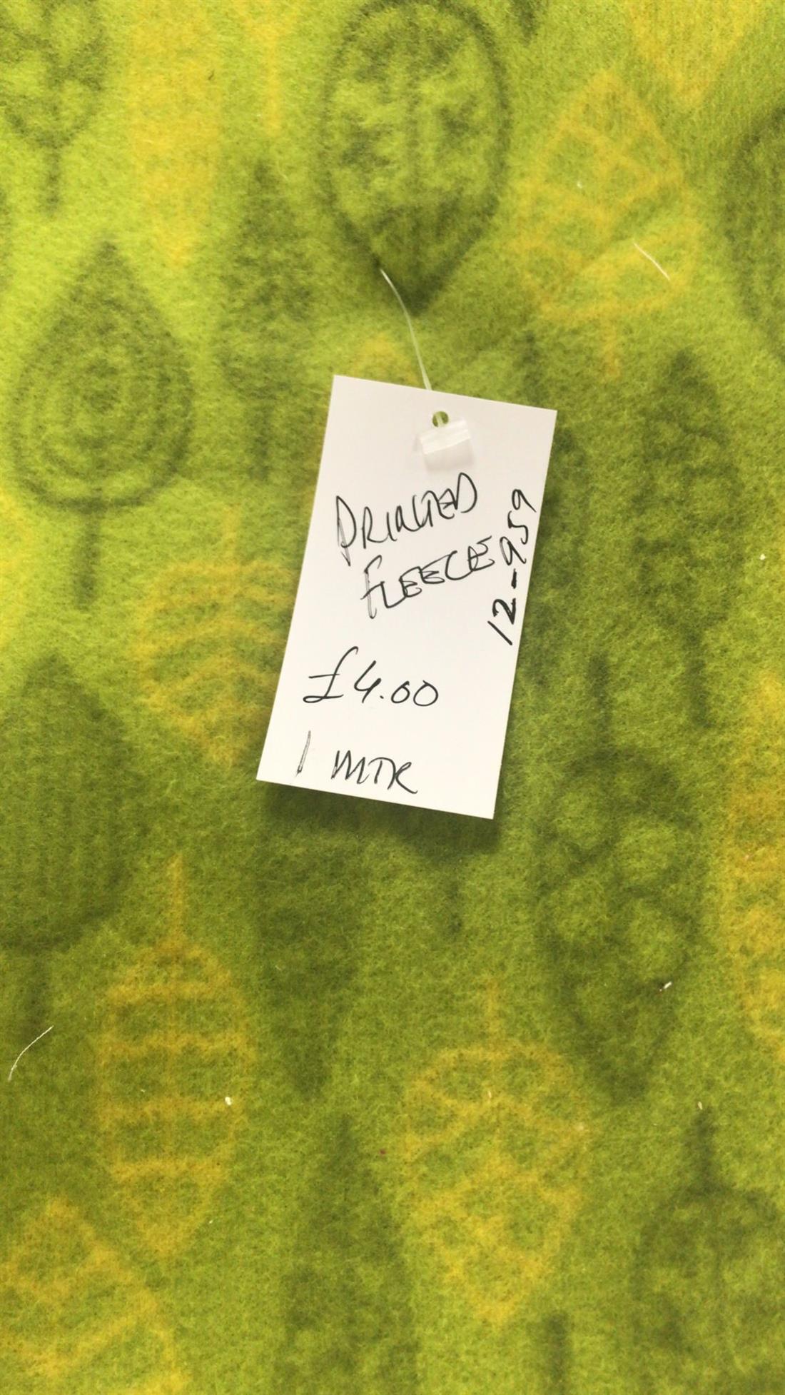 Printed Fleece