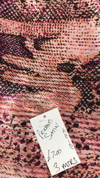 Printed Satin
