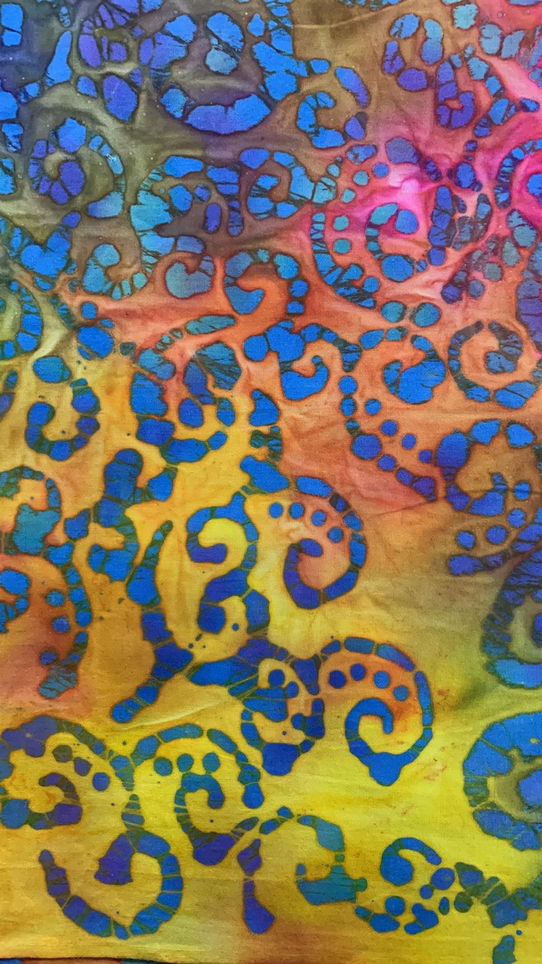 Multicolour Cotton Coton Batik