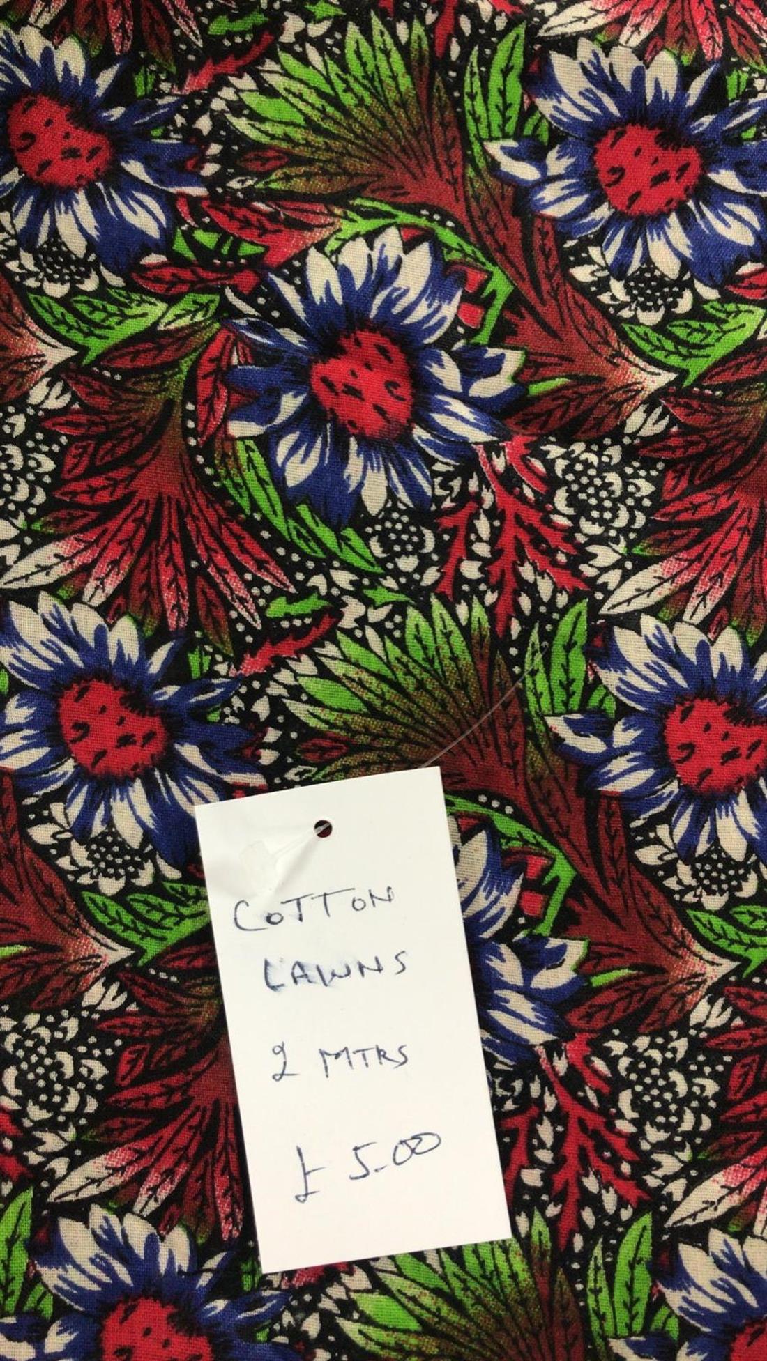 Multicolour Printed Cotton Lawn